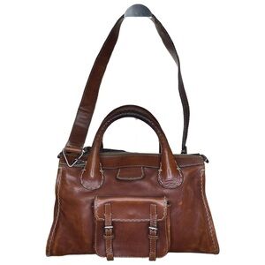 Chloe Muscade Edith Leather Satchel Bag